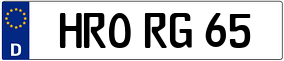 Truck License Plate